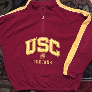 USC quarter zip